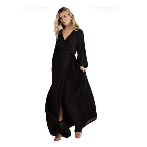 Baltic Born Dresses & Skirts - NWT Baltic Born R.S.V.P. Sugar Lips Breanne Faux Wrap Maxi Dress Size XL